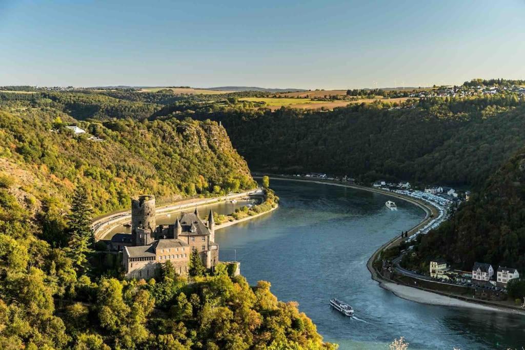 #1 Studioapartment Mit Loreleyblick Direkt An Der Schoensten Etappe Des Rheinsteigs Patersberg Exterior foto